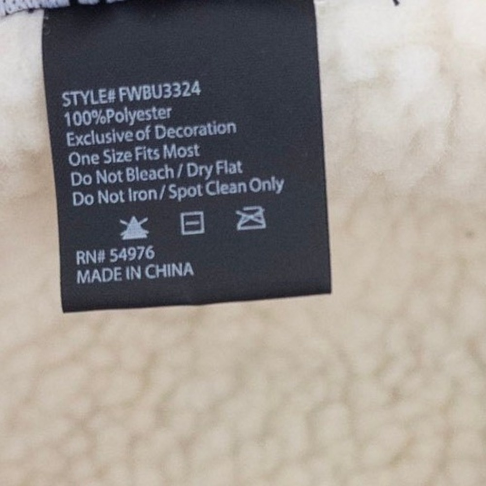 Y2K Womens Sherpa Lined‎ Bucket Hat OS Brown Faux Suede 2000s Cozy David Young - Picture 7 of 7